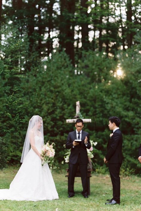 Pine Forest Camp | Poconos Wedding Venue Poconos Wedding, Romantic Outdoor Wedding Ceremony, Forest Camp, Pocono Mountains, Romantic Outdoor Wedding, Camp Wedding, Pine Forest, Long Trips, Ceremony Venue