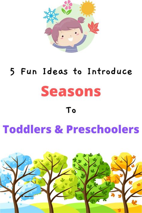 Seasons Eyfs Activities, Teaching Seasons Preschool, Weather Activity For Toddlers, Spring Season Activities For Preschool, Summer Season Activities For Preschool, Preschool Seasons Activities, Seasons Activities Kindergarten, Kids Weather Activities, Seasons Preschool Activities