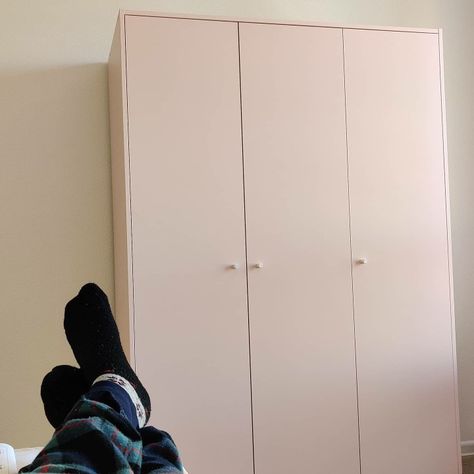 IKEA hack kleppstad Kleppstad Wardrobe Hack, Kleppstad Ikea Ideas, Ikea Kleppstad Wardrobe Hack, Ikea Kleppstad Wardrobe, Kleppstad Ikea Hack, Ikea Kleppstad, Minimalist Apartment Ideas, Ikea Wardrobe Hack, My Own Room