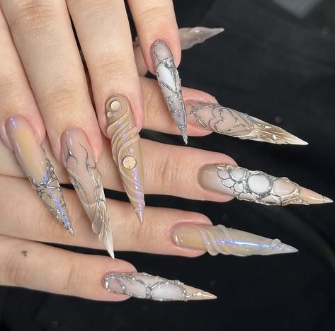 Edgy Nails, Goth Nails, Grunge Nails, Unique Acrylic Nails, Fire Nails, Pretty Acrylic Nails, Dope Nails, Short Acrylic Nails, Best Acrylic Nails