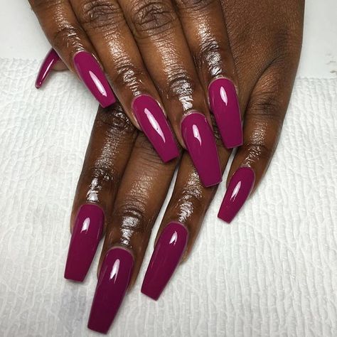 Chocolate Nails, Magenta Nails, Fall Nail Color, Natural Gel Nails, Nude Nail Designs, Grunge Nails, Stiletto Nails Designs, Square Acrylic Nails, Girls Nails