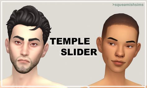 Unisex Temple Slider | squeamishsims on Patreon Sims4cc Presets, Sims Sliders, Body Presets, Cc Skin, Cc Shopping, Sims 4 Cas Mods, Teen Pregnancy, My Sims, Skin Details