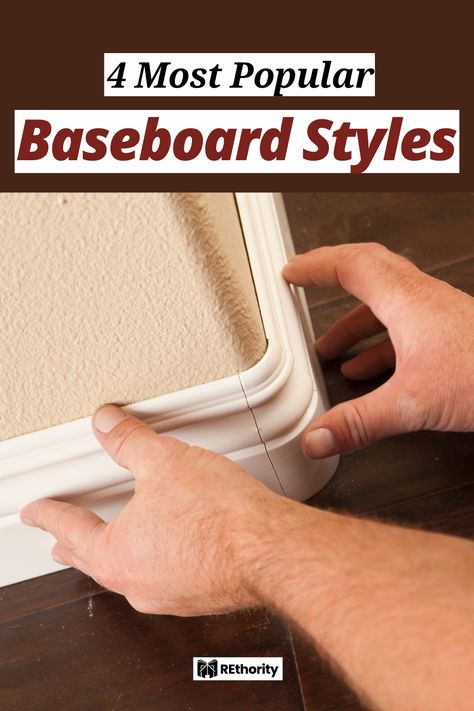 If you're looking to give your home a glamorous makeover, one of the easiest ways to do it is to update the baseboards. By selecting the right style and color, you can give your home a whole new look. In this article, we'll explore the four most popular baseboard styles to help you decide which one is right for your home. Extend Baseboards, Baseboard Corner Ideas, Base Board Ideas Modern, Baseboard Trends 2024, Baseboard Color Ideas, Dream Basement Ideas, Baseboard Trim Styles, Baseboards And Trim Ideas, Baseboard Ideas