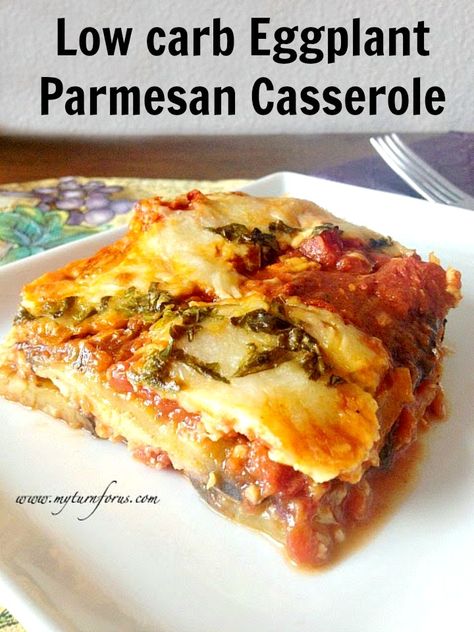 This is an easy but utterly delicious fried eggplant parmesan casserole recipe. This low carb eggplant parmesan recipe is made with grilled eggplant and tomato and garlic pasta sauce. #FriedEggplantParmesanRecipe #EggplantParmesanCasserole #LowCarbEggplantParmesan #myturnforus #TomatoAndGarlicPastaSauce #EggplantParmesanNoBreading #myturnforus Low Carb Eggplant Parmesan, Fried Eggplant Parmesan, Eggplant Parmesan Casserole, Crochet Barbie Dress, Low Carb Eggplant, Eggplant Parmesan Recipe, Garlic Pasta Sauce, Keto Italian, Eggplant Parmigiana