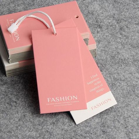 Price Tag Design, Paper Clothing, Tags Design, Hang Tags Clothing, Hang Tag Design, Custom Clothing Labels, Paper Clothes, Packaging Ideas Business, Boutique Wholesale