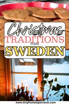 Sweden Christmas Food, Typical Swedish Things, Swedish Xmas Decorations, Sweden Christmas Traditions, Swedish Christmas Baking, Swedish Smorgasbord Ideas, Christmas In Sweden Crafts For Kids, Swedish Christmas Crafts, Scandinavian Christmas Traditions