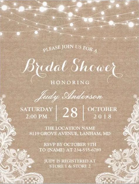 Bridal Shower Gift List, Bridal Shower Invitation Wording, Bridal Shower Invitations Free, Beach Bridal Shower Invitations, Groomsmen Invitation, Bridal Shower Invitations Diy, Bridal Shower Brunch Invitations, Glitter Bridal Shower, Rustic Wedding Showers