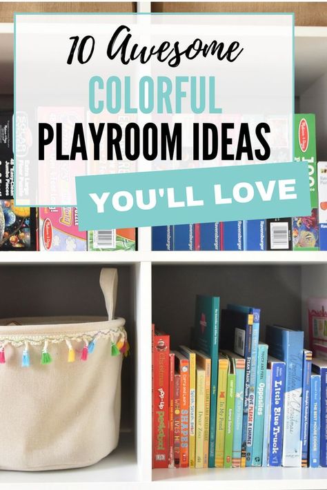 Loving these colorful playroom ideas! Grandkids Room At Grandmas Decor, Playroom At Grandmas House, Grandkids Playroom At Grandmas, Kids Room At Grandmas House, Grandkids Room At Grandmas Ideas, Grandkids Room At Grandmas, Grandkids Bedroom At Grandmas, Colorful Playroom Ideas, Grandkids Playroom