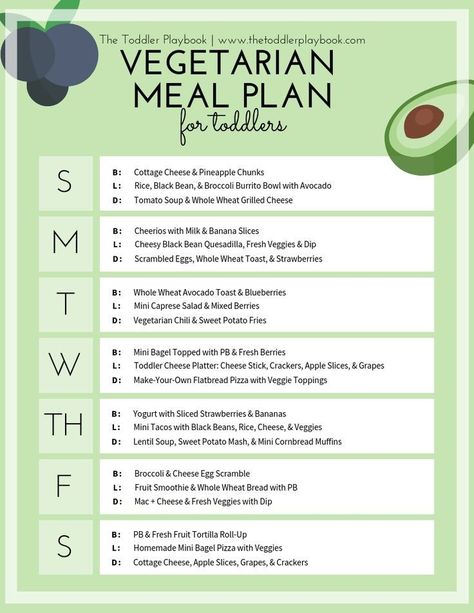 Meals For Toddlers, Vegetarian Tips, Meal Plan For Toddlers, Vegetarian Meal Plan, Yogurt Breakfast, Vegetarian Lifestyle, Buttered Noodles, Vegetarian Meal, Makanan Diet