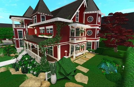 Roblox Garden, Danish Farmhouse, Overgrown Garden, Rockery Garden, Roblox House, Building Inspiration, Bloxburg Builds, Playground Set, Hot Tub Garden