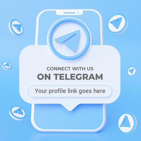 Follow us on telegram social media squar... | Premium Psd #Freepik #psd #flyer #social-media #marketing #promotion Online Flyers, Social Media Icons Free, Strengthen Immune System, Website Promotion, Application Iphone, Photoshop Design Ideas, Social Media Advertising Design, Online Organization, Psd Flyer