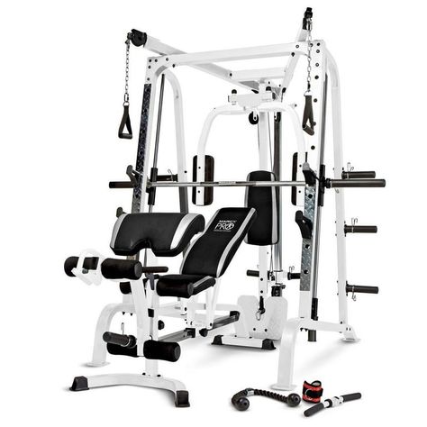 Experience versatile training with a sturdy, all-in-one cage. Elevate your workouts with adjustable features for a comprehensive fitness routine. Marcy Home Gym, Home Gym Machine, Best Full Body Workout, Full Body Training, Workout Stations, Work Out Routines Gym, Strength Training Routine, Gym Machines, Best Home Gym