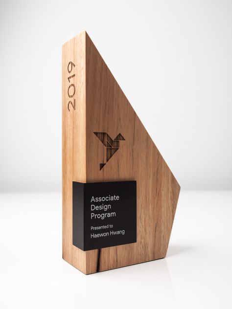 Custom Corporate Awards Maker in Australia | Design Awards Design Produk, Wood Trophies, Wooden Award, Engraved Name Plates, Module Design, Acrylic Trophy, Award Trophy, Plaque Design, Glass Awards