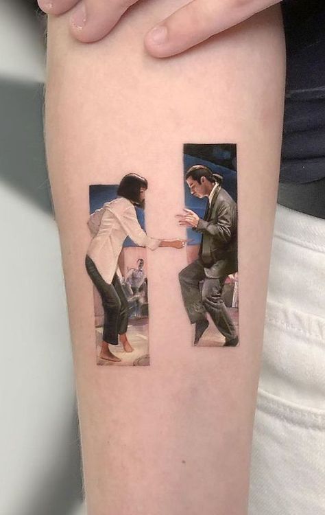 Kozo Tattoo, Pulp Fiction Tattoo, Nova Tattoo, Mo Ganji, Scene Tattoo, Movie Tattoo, Movie Tattoos, Famous Tattoos, Tatuaje A Color