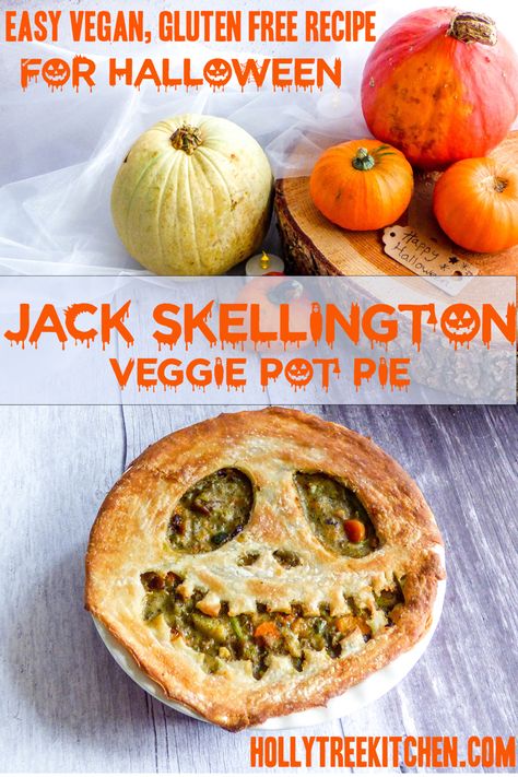 Vegan Halloween Meals, Halloween Party Food Vegetarian, Halloween Pickles, Halloween Chicken Pot Pie, Halloween Party Food Vegan, Vegan Halloween Recipes Dinner, Halloween Food Vegetarian, Spooky Veggies, Halloween Vegetarian Food