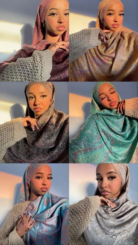 Pashmina Hijab Aesthetic, Aesthetic Dp Cartoon, Pashmina Hijab Outfit, Hijab No Face Aesthetic, Cool Hijab Styles, Hijab Inspo Outfit, Pashmina Aesthetic, Girl Dp Aesthetic, Hijab Style Outfits