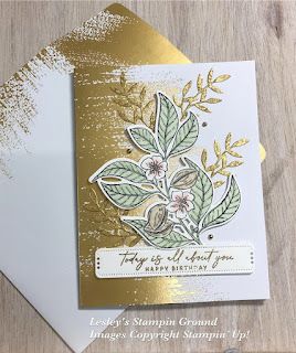 Lesley's Stampin Ground : Brushed Gold Cards & Envelopes Scrappy Cards, Homemade Birthday, Gold Envelopes, Gold Card, Homemade Birthday Cards, Christmas Card Set, Wink Of Stella, Designer Series Paper, March 2024