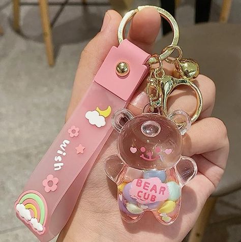 Kawaii Keychain, Diy Gifts To Sell, Cute Keychains, Trendy Water Bottles, Hello Kitty Keychain, Clay Keychain, Kawaii School Supplies, You Are Cute, Cute Emoji