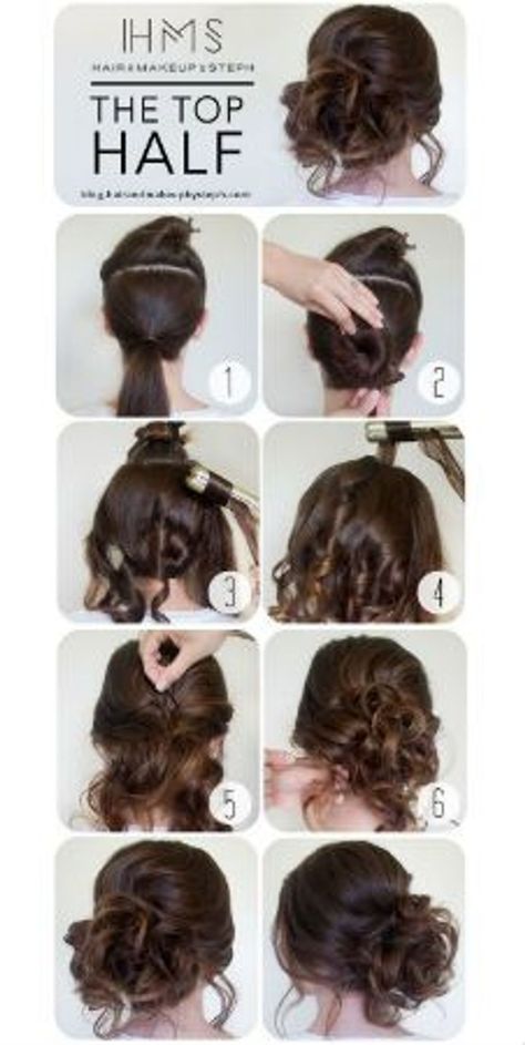 Chignon avec des boucles facile à faire Hairstyles Indian, Trendy Wedding Hairstyles, Popular Haircuts, Trendy Hair Color, Wedding Hairstyles Updo, Half Up Hair, Trendy Wedding, Messy Hairstyles, Messy Bun