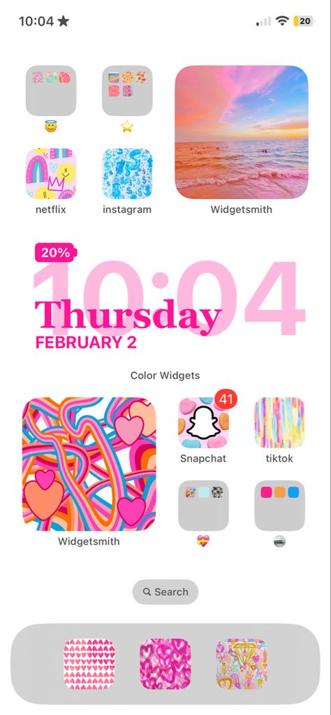 Beach Theme Widget Ideas, Homescreen Layout Preppy, Preppy Ios 16 Wallpaper, Preppy Iphone Homescreen, Preppy Iphone Layout, Preppy Phone Theme, Iphone App Design Layout, Preppy Ios 16, Preppy Phone Layout