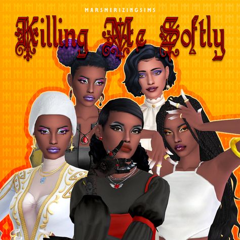 Killing Me Softly (Public Oct 26th) | Patreon Sims 4 Bandana, Killing Me Softly, Sims 4 Maxis Match, Maxis Match Cc, Stocking Tights, Killing Me, Maxis Match, Sims 4 Cc, Sims 4