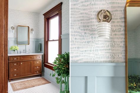 Before & After Bath: Creating a Luxurious Primary Bathroom - This Old House Small Primary Bathroom, Old Bathroom, Primary Bath, White Tile Floor, Window Casing, Glass Shower Enclosures, Primary Bathroom, Green Palette, After Bath