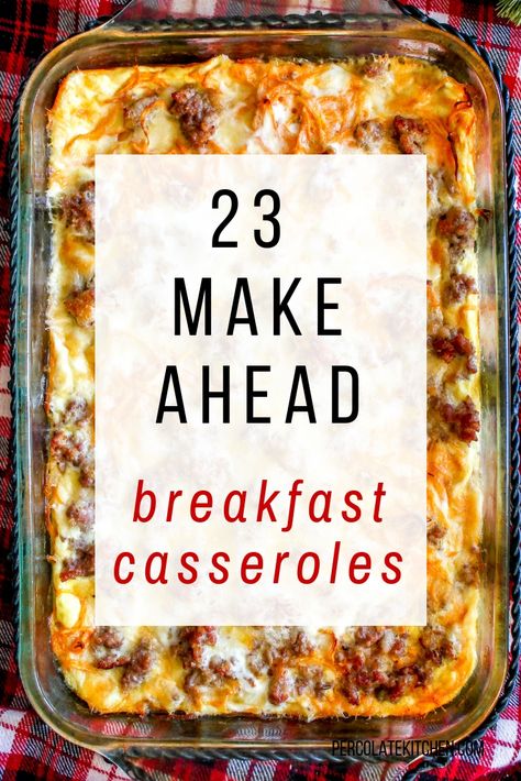 Breakfast Egg Casserole Make Ahead, Morning Casserole Recipes, Breakfast Make Ahead Casserole, Breakfast Freezer Casserole, Easy Egg Casserole Make Ahead, Freeze Ahead Breakfast Casserole, Breakfast Bake Ideas, Breakfast Bakes For A Crowd, Christmas Morning Breakfast Casserole Make Ahead