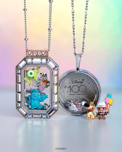 Boo Monsters Inc, Disney Pandora Bracelet, Disney Princess Jewelry, Pandora Bracelet Charms Ideas, Pandora Bracelet Designs, Living Locket, Disney 100, Princess Jewelry, Disney Figurines