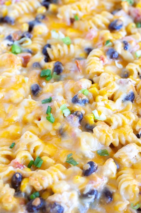 Fiesta Chicken Casserole Fiesta Chicken Casserole, Corn And Cheese, Casseroles Recipes, Easy Casseroles, Chicken Beans, Chicken Pasta Casserole, Fiesta Chicken, 2023 Recipes, Chicken Casserole Easy