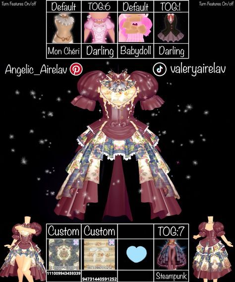 Royal High Masquerade Ball, Princess Peach Royale High, Superhero Royale High, Royale High Country Roads, Royale High Princess Outfits, Rh Bodice Combos, Dripping In Gold Royale High, Dark Fairy Royale High, Royal High Hacks