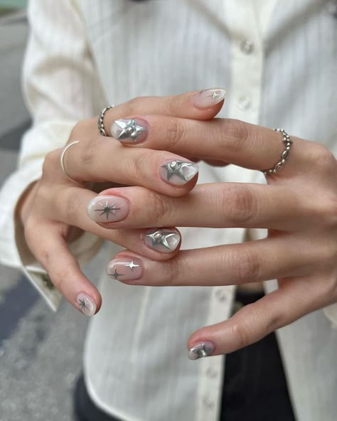 Mens Nails, Hippie Nails, Punk Nails, Grunge Nails, Pretty Gel Nails, Japanese Nails, Nails Only, Nature Tattoos, Minimalist Nails