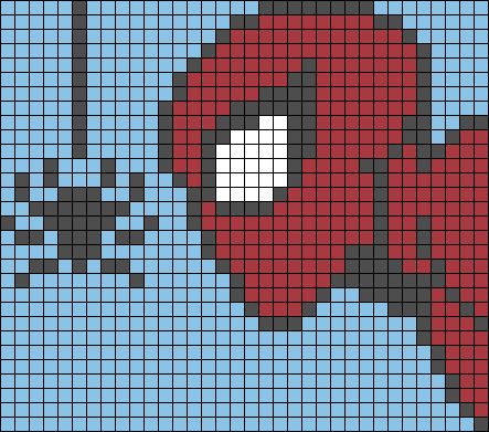 Spiderman Pixel Art, Collage Photo Frame Design, Spiderman Gifts, Kids Canvas Art, Graffiti Wallpaper Iphone, Graph Crochet, Pixel Drawing, Spiderman Movie, Pixel Art Grid