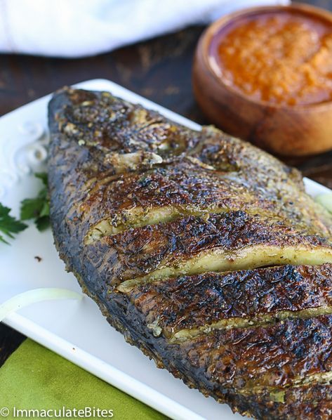 Grilled Tilapia, Tilapia Fish, Grilled Fish Recipes, Roast Fish, Beef Kabobs, Delicious Seafood Recipes, Tilapia Recipes, Fall Comfort Food, Marinated Beef