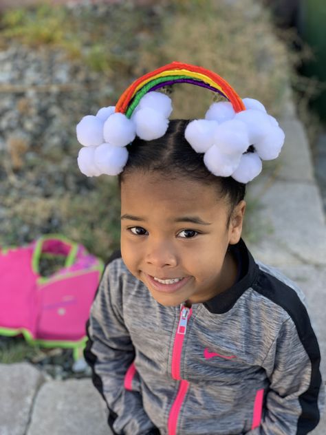 Rainbow Crazy Hair Day At School, Wacky Hair Day Ideas For Girls Easy, Dr Seuss Crazy Hair Day, Crazy Hair Day For Short Hair, Girls Crazy Hair Day Ideas, Toddler Crazy Hair Day Ideas, Crazy Hair Day Short Hair, Simple Crazy Hair Day Ideas, Crazy Hair Day For Teachers