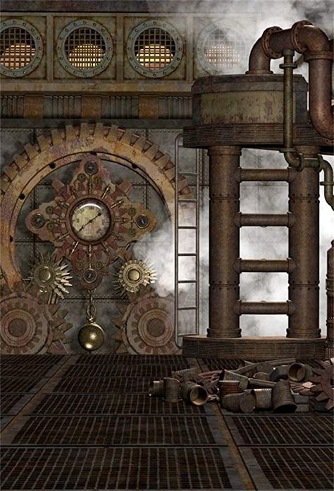 Steampunk Workshop, Punk Background, Steampunk Photography, Steampunk Background, Steampunk Interior, Steampunk Character, Industrial Gears, Steampunk Party, Steampunk Aesthetic