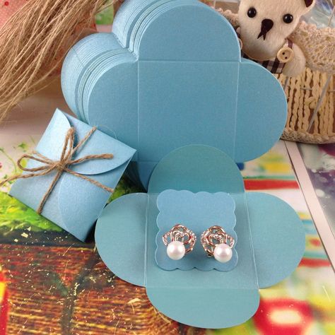 Smarter Shopping, Better Living! Aliexpress.com Diy Earrings Box, Jewelry Packaging Diy, Jewelry Packaging Design, Idee Cricut, Packaging Diy, Packaging Ideas Business, Small Business Packaging Ideas, Handmade Packaging, 카드 디자인