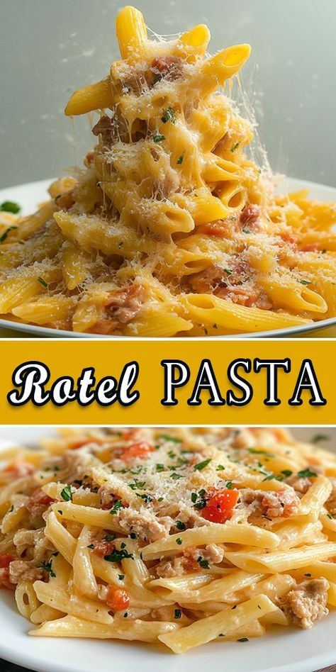 🔥 Add some heat to your dinner table with this Spicy Rotel Pasta! It’s cheesy, creamy, and oh-so-delicious. Perfect for busy days! 🍜❤️ #OnePotMeals #DinnerMadeEasy #FoodieFun Rotel Recipes Dinner Tonight, Rotel Pasta Ground Beef, Elbow Noodle Recipes, Rotel Chicken Pasta, Quick And Easy Dinner Recipes For Family, Reames Noodle Recipes, Fusilli Pasta Recipes, Rattlesnake Pasta, Rotel Pasta