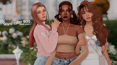 Sims 4 Cas Background, Taro Milk Tea, Sims 4 Couple Poses, Sims 4 Challenges, Sims 4 Cas Mods, Play Sims 4, Free Sims 4, Sims 4 Gameplay, Sims 4 Dresses