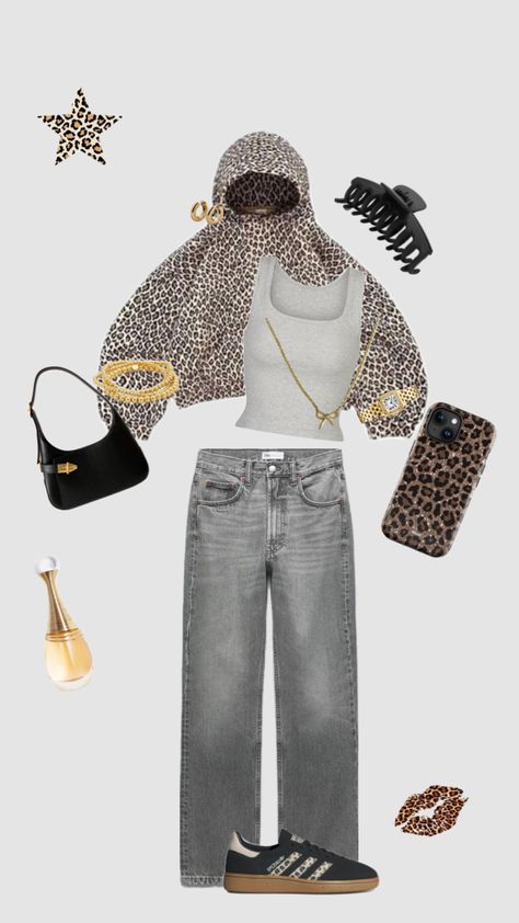 Leopard print outfit Lepord Print Outfit Ideas Aesthetic, Leopard Print Style, Leopard Print Outfit, Cheetah Print Outfits, Leopard Print Outfits, Dream Style, Print Pants, Fit Inspo, Printed Pants