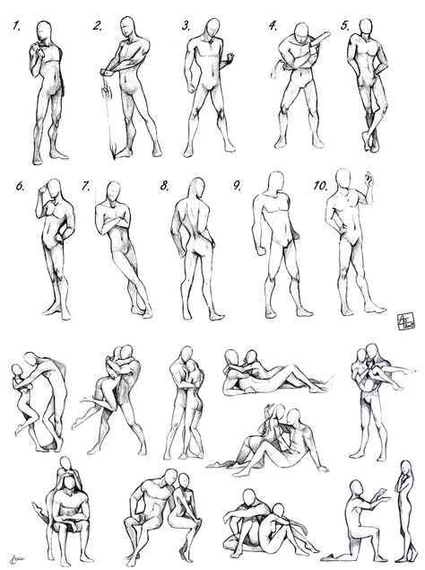 Manly Poses Drawing, Male Structure Drawing, Flexible Character Poses, Drawing Body Poses Sketches, Sexualized Poses, Drawing Sexualities Poses, Pose Chart, Chart Drawing, Basic Poses