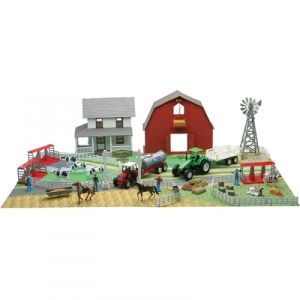 Find the New Ray Toys Deluxe Farm Playset by New Ray Toys at Mills Fleet Farm.  Mills has low prices and great selection on all Pretend Play   Dress Up. Farm Toy Display, Schleich Horses, Fleet Farm, Kids Play Set, Dairy Cattle, Love Learning, Toy Display, Farm Toys, Horse Barns