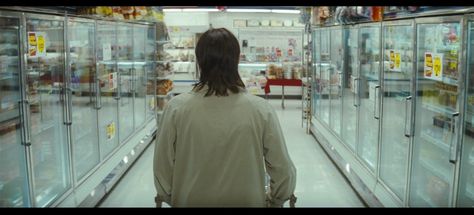 grocery store wash lighting & red motif-- color composition "We Need to Talk About Kevin" Grocery Store Cinematography, Supermarket Aesthetic, Movie Inspiration, We Need To Talk, Color Composition, Short Movie, Night Scene, Color Grading, Grocery List