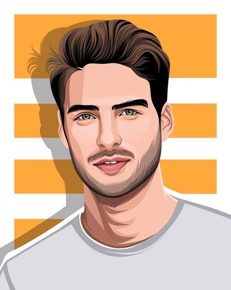 make your photo into stunning cartoon art Business Man Illustration, Head Positions, Thoughtful Birthday Gifts, Portrait Palette, Portrait Illustration Digital, Dhoom 2, Portrait Illustrator, Digital Art Portrait, Vector Portrait Illustration