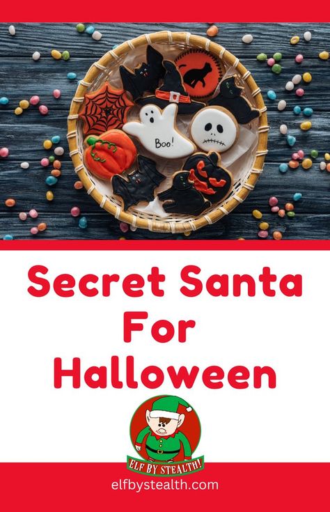 Secret Santa for Halloween - how to play 'You've Been Boo'd' by Elf By Stealth. Secret Santa Game, Santa Games, Halloween Themed Gifts, Halloween Traditions, Santa's Elves, Halloween Goodies, Halloween Spirit, Halloween Fashion, Halloween Celebration