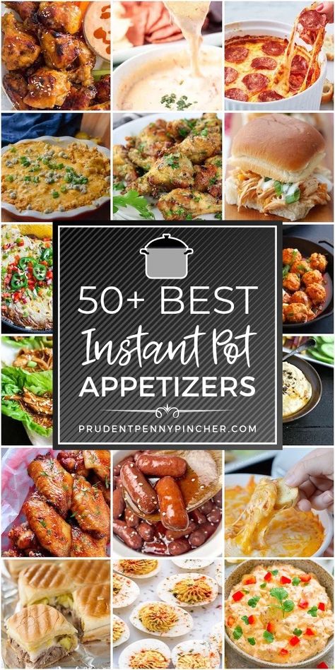 50 Best Instant Pot Appetizers #appetizers #appetizersforparty #party #instantpot #pressurecooker #easyrecipes #recipes Instant Pot Appetizers, Appetizers Appetizers, Pressure Cooking Today, Best Instant Pot Recipe, Instant Pot Dinner Recipes, Easy Instant Pot Recipes, Instapot Recipes, Instant Pot Pressure Cooker, Instant Pot Chicken