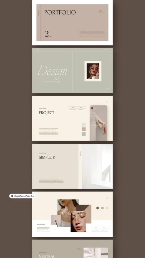 Presentation Template Aesthetic, Layout Portfolio, Interior Design Portfolio Layout, Presentation Slides Design, Business Web Design, Presentation Design Layout, Slides Design, Portfolio Template Design, Dropshipping Business