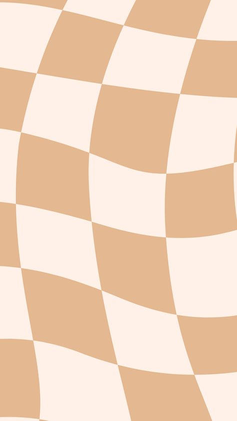 Ipad Wallpaper Aesthetic Checkered, Checkerboard Iphone Wallpaper, Brown Checkerboard Wallpaper, Neutral Groovy Wallpaper, Boho Asthetic Wallpers Iphone, Minimalistic Asthetic Wallpers, Tan Iphone Wallpaper Aesthetic, Iphone Wallpaper Checkered, Brown And White Checkered Wallpaper