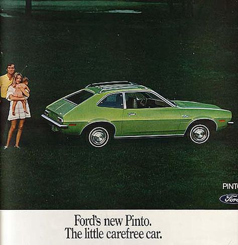 Subcompact Cars, Ford Pinto, Popular Mechanics, Compact Cars, 50 Years Ago, Ford Thunderbird, American Cars, Car Ads, Junk Drawer