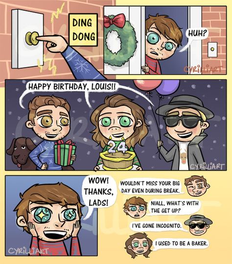 1d Birthday, One Direction Fan Art, One Direction Cartoons, One Direction Drawings, Happy 24th Birthday, One Direction Art, One Direction Facts, One Direction Fanart, One Direction Louis