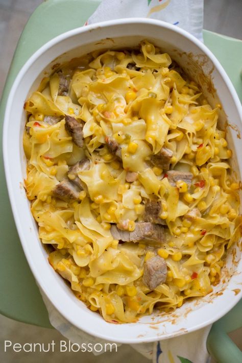 Picky Eater Dinner, Leftover Pork Loin Recipes, Leftover Pork Recipes, Leftover Pork Tenderloin, Picky Eaters Dinner, Leftover Pork Roast, Leftover Pork Chops, Noodle Bake, Pork Casserole